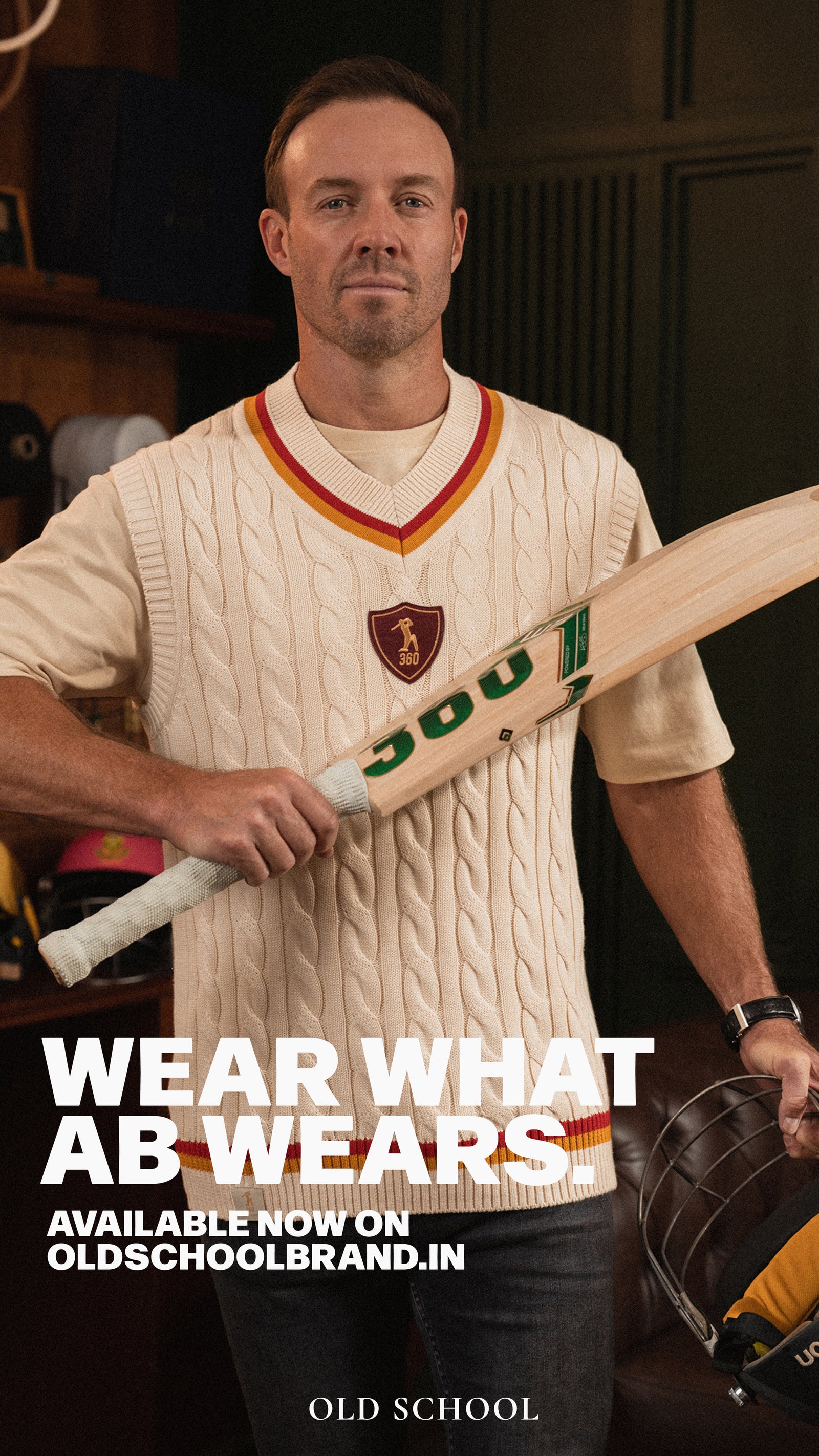 AB de Villiers wearing the 360 collection